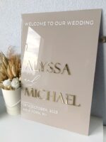 Wedding Acrylic Sign