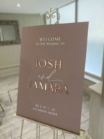 Wedding Acrylic Sign - Image 2