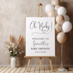 Baby Shower Schild
