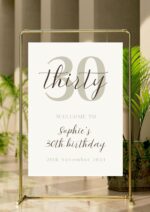 Birthday Party Sign
