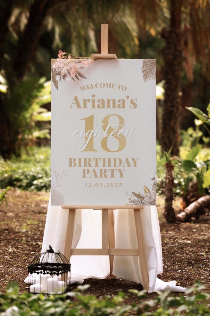 Birthday Party Sign - Image 2