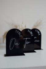 Wedding Table Number Acrylic Stand - Image 3